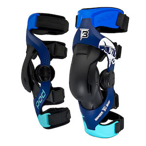 Pod K4 2.0 Knee Braces Pair Danger Boy Blue