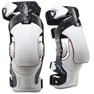 K8 3.0 Knee Brace Pair Carbon/white