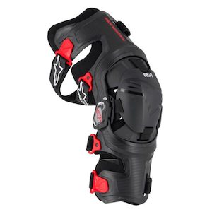 Motorcycle or scooter: RK-7 Plasma Knee Brace Black/Red