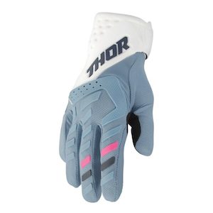 Motorcycle or scooter: Glove S24 Thor Mx Spectrum Women Bl/wh