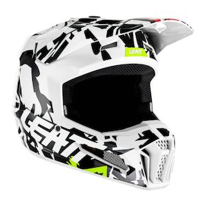 LEATT HELMET MOTO 3.5 V23 JNR Zebra