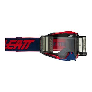 Motorcycle or scooter: Leatt Goggle Velocity 6.5 Roll-off Red/blu – Clear Lens