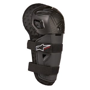 Bionic Action Kickstart Kids Knee Guard Black/Red – One Size