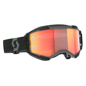 Motorcycle or scooter: Fury Goggle Black/Orange Chrome Works Scott