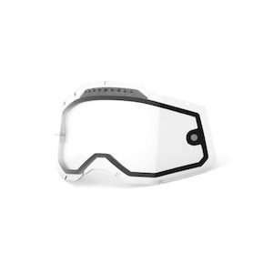 100% Racecraft 2/Accuri 2/Strata 2 Dual Vented Lens – Clear