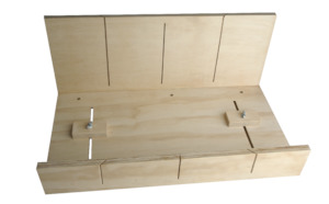 Wallboard Tools Large Adjustable Wooden Mitre Box