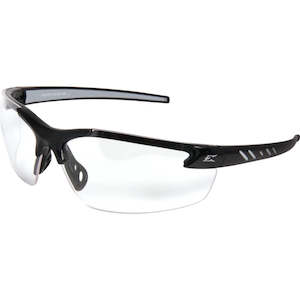 Edge Eyeware: ZORGE G2 BLACK FRAME SAFETY GLASSES