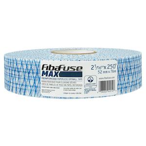 FIBAFUSE MAX PAPERLESS DRYWALL TAPE 76M X 52M (REINFORCED)