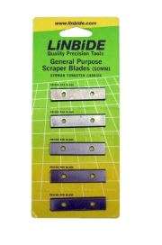 Linbide: LINBIDE 50MM SCRAPER BLADES 5 PACK CARD