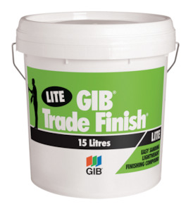 Finishing Compounds: GIB Trade Finish Lite - 15L