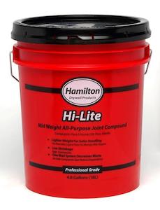 Finishing Compounds: HAMILTON HILITE JOINNT COMPOUND 18L PAIL