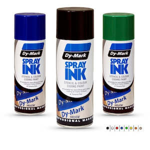 Marking Paints Accessories: SPRAY INK BLACK 315G