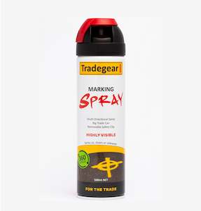 All Marking Paint Accessories: TG360 Marking Spray  500ml -  RED