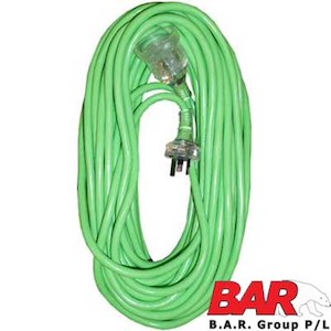 Extension Lead 10Amp – 20 metre Green