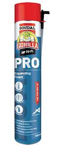 Gorilla Pro Expanding Foam 750ml Aerosol (Box of 12)