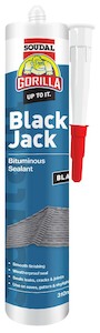 Gorilla BlackJack Bituminous Joint Sealant 310ml Black (Box of 12)