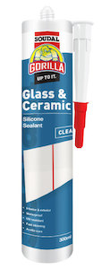 Gorilla Glass & Ceramic Silicone Sealant 300ml Clear