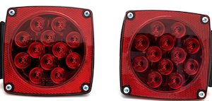 LED Safety/Towing Lightning: LED 12V Submersible Trailer Tail Light Kit