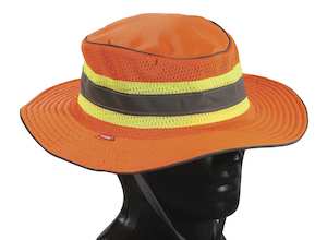 Safety Apparel: Hi-Vis Full Brim Hat