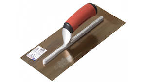 Finishing Trowel: MARSHALLTOWN 300x125 Gold Finishing Trowel