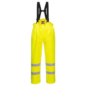 Bizflame Rain Unlined Hi-Vis Antistatic Pants- S780