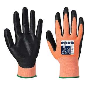 Hand Protection Cut Resistant: Amber Cut Nitrile Foam- A643