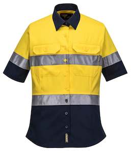 Hi-Vis Ladies Shirt S/S D/N- ML109