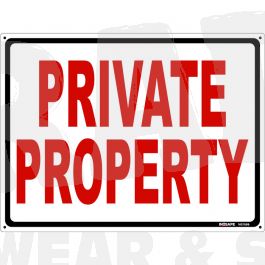 Private Property Sign