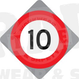 RG4 - 10 Km/h Sign - Composite