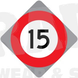 RG4 - 15 Km/h Sign - Composite