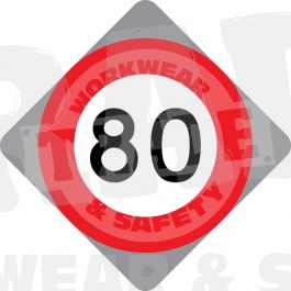 RG4 - 80 Km/h Sign - Composite