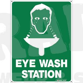 Eye Wash Station Sign