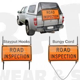 Road Inspection Roll-Up Vehicle Sign Kit