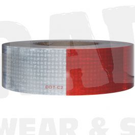 Reflexite 50mm Conspicuity Tape - Red/Silver Block