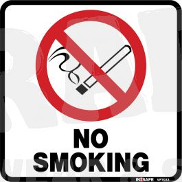 No Smoking Sticker