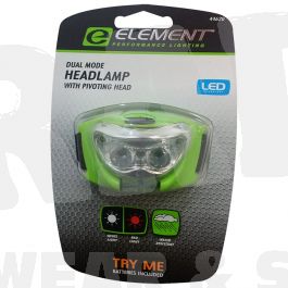 LED Headlamp Dual Mode - incls Batteries