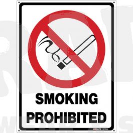 Smoking Prohibited Sign