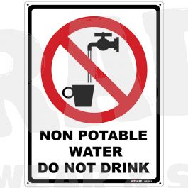 Non Potable Water - Do Not Drink