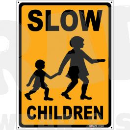 Slow Children Sign