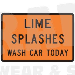 TW-34.1 Lime Splashes Wash Car Today