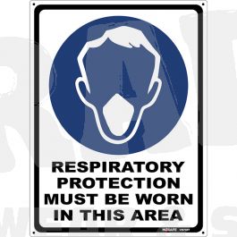 Respiratory Protection Must Be Worn Sign