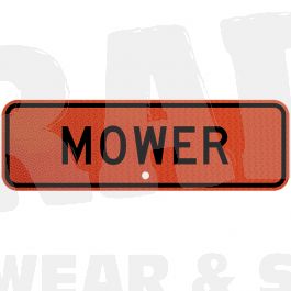 Work clothing: TW1.2.3 Mower Sign