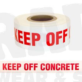 Hazard Tape 250m - Keep Off Concrete