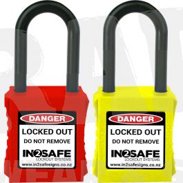 In2Safe Lockout Padlock Standard Nylon Keyed Alike