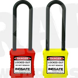 In2Safe Lockout Padlock Long Nylon Keyed Alike