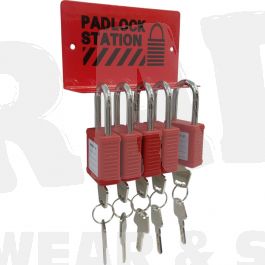 VLS71 In2Safe Lockout Wall Mount Padlock holder