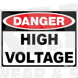 Danger High Voltage Sign