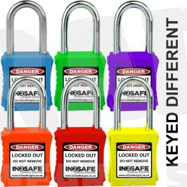 In2Safe Lockout Padlock Standard Keyed Different