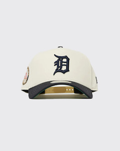 New Era 940 AFrame Detroit Tigers Snapback - Vintage White/Black