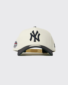 New Era 940 AFrame New York Yankees Snapback - Vintage White/Dark Navy